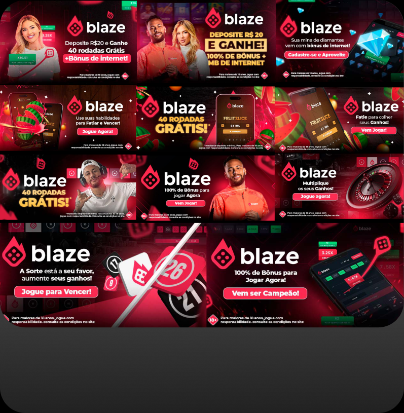 Criativos e gestão de campanha de push notification para a Blaze